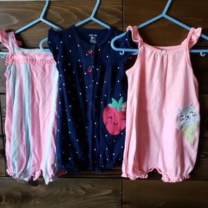 Carters 18 Month Rompers